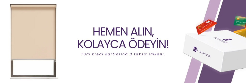 Fullplise plise perde ve taksitli ödeme tanıtım görseli