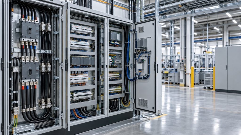 Endüstriyel elektrik panoları ve güvenli enerji sistemi